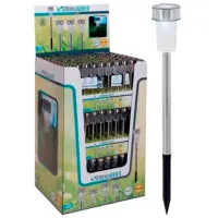 Солнечная лампа ProGarden 41495 Пластик / Серебряный