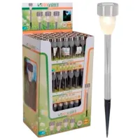 Солнечная лампа ProGarden 41496 Нержавеющая сталь / Серебряный