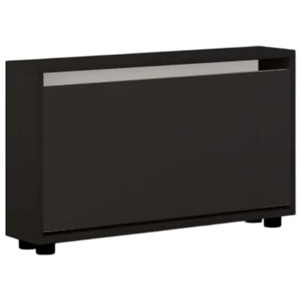 Dulap pentru încălțăminte Mobildor-Lux LEO Slim 47 x 70 x 16 /Anthracite /Anthracite photo 1