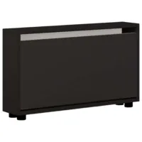 Dulap pentru încălțăminte Mobildor-Lux LEO Slim 47 x 70 x 16 /Anthracite /Anthracite