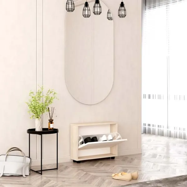 Dulap pentru încălțăminte Mobildor-Lux LEO Slim 47 x 70 x 16 /Sonoma /Sonoma photo 2 Dulap pentru încălțăminte Mobildor-Lux LEO Slim 47 x 70 x 16 /Sonoma /Sonoma photo 2