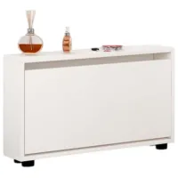 Dulap pentru încălțăminte Mobildor-Lux LEO Slim 47 x 70 x 16 /White /White