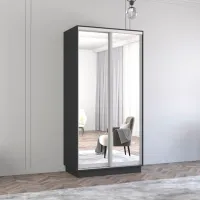 Dulap Mobildor-Lux Fox 110 x 60 x 200 / PAL / Antracit photo 2
