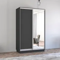 Dulap Mobildor-Lux Fox 140 x 60 x 200 / PAL / Antracit photo 3