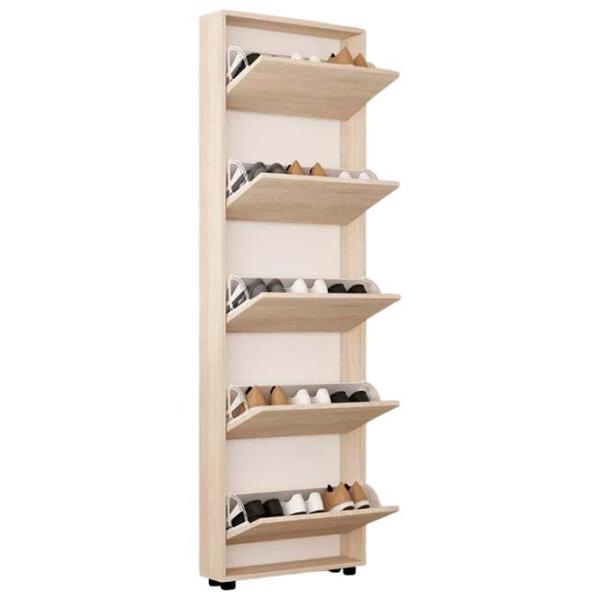 Обувной шкаф Mobildor-Lux LEO Slim 203 x 70 x 16см /Sonoma /Сонома photo 1 Обувной шкаф Mobildor-Lux LEO Slim 203 x 70 x 16см /Sonoma /Сонома photo 1