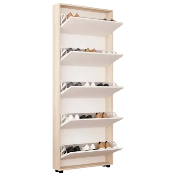 Обувной шкаф Mobildor-Lux LEO Slim 203 x 70 x 16см /Sonoma /Сонома photo 1 Обувной шкаф Mobildor-Lux LEO Slim 203 x 70 x 16см /Sonoma /Сонома photo 1