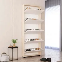 Обувной шкаф Mobildor-Lux LEO Slim 203 x 70 x 16см /Sonoma /Сонома photo 2