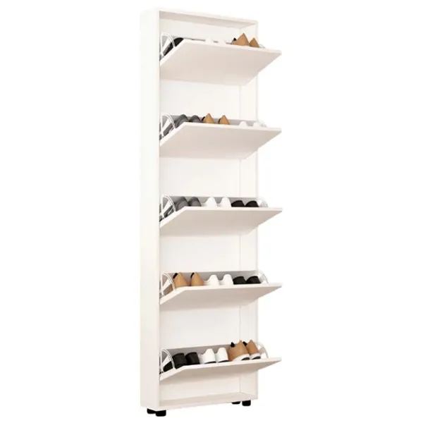 Обувной шкаф Mobildor-Lux LEO Slim 203 x 70 x 16см /White /Белый photo 1 Обувной шкаф Mobildor-Lux LEO Slim 203 x 70 x 16см /White /Белый photo 1