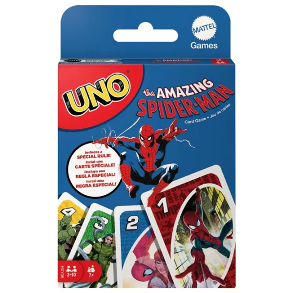 Настольная игра Mattel The Amazing Spider-Man 7+/ Uno photo 1