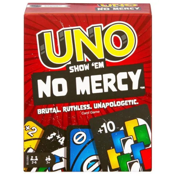 Настольная игра Mattel Show Em No Mercy 7+/ Uno photo 1 Настольная игра Mattel Show Em No Mercy 7+/ Uno photo 1