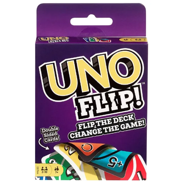 Настольная игра Mattel Flip Side 7+/ Uno photo 1 Настольная игра Mattel Flip Side 7+/ Uno photo 1