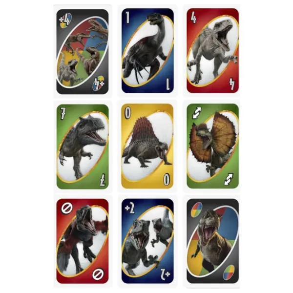 Настольная игра Mattel Jurassic World 7+/ Uno photo 2