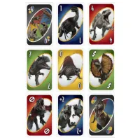 Joc de masă Mattel Jurassic World 7+/ Uno photo 2