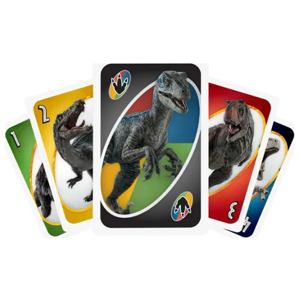 Настольная игра Mattel Jurassic World 7+/ Uno photo 3