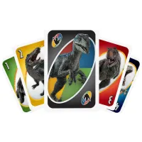 Joc de masă Mattel Jurassic World 7+/ Uno photo 3