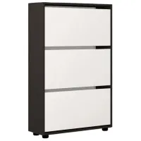 Dulap pentru încălțăminte Mobildor-Lux Leo 125 x 70 x 27 /Anthracite /Anthracite