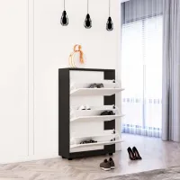 Обувной шкаф Mobildor-Lux Leo 125 x 70 x 27 см /Anthracite /Антрацит photo 2