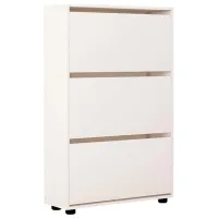 Dulap pentru încălțăminte Mobildor-Lux Leo 125 x 70 x 27 /White /White