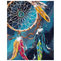 Pictură pe numere Strateg Captator de vise GS1010 50 x 40 cm / Verticală