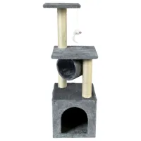 Когтеточка для кошек FunFit 3331  / Напольная / Серый