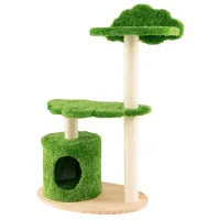 Когтеточка для кошек Costway PV10130GN   / Напольная / Бежевый