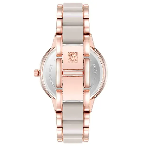Ceas de mână pentru femei ANNE KLEIN AK/1412TPRG Cuarț / 37 mm photo 3 Ceas de mână pentru femei ANNE KLEIN AK/1412TPRG Cuarț / 37 mm photo 3