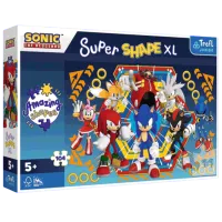 Puzzle Trefl Sonic The Hedgehog 5+/ Количество деталей: 104