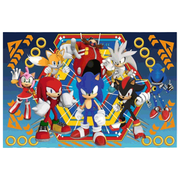 Puzzle Trefl Sonic The Hedgehog 5+/ Количество деталей: 104 photo 2 Puzzle Trefl Sonic The Hedgehog 5+/ Количество деталей: 104 photo 2