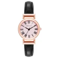 Ceas de mână pentru femei ANNE KLEIN AK/2246PKBK Cuarț / 28 mm