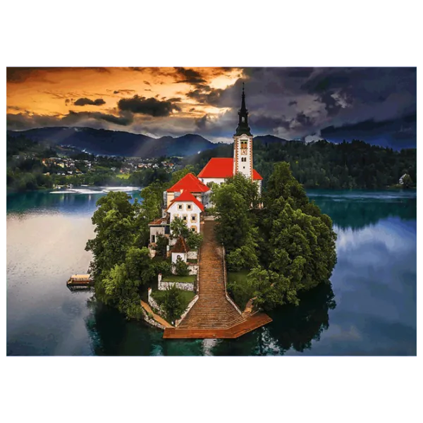 Puzzle Trefl Lake Bled, Slovenia 12+/ Количество деталей: 1000 photo 3 Puzzle Trefl Lake Bled, Slovenia 12+/ Количество деталей: 1000 photo 3