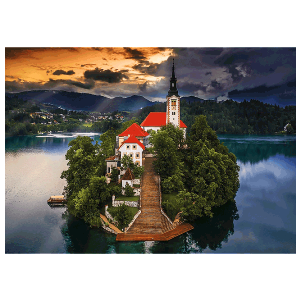Puzzle Trefl Lake Bled, Slovenia 12+/ Количество деталей: 1000 photo 3 Puzzle Trefl Lake Bled, Slovenia 12+/ Количество деталей: 1000 photo 3