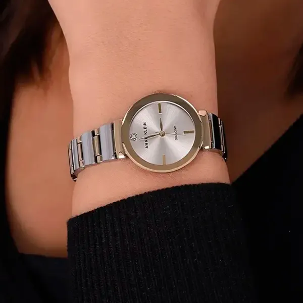 Ceas de mână pentru femei ANNE KLEIN AK/2435SVTT Cuarț / 28 mm photo 2 Ceas de mână pentru femei ANNE KLEIN AK/2435SVTT Cuarț / 28 mm photo 2