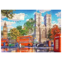 Puzzle Trefl Tea Time: View of London 12+/ Numărul de piese: 1000 photo 2