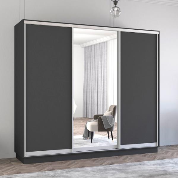 Dulap Mobildor-Lux Fox 240 x 60 x 200 / PAL / Antracit photo 2