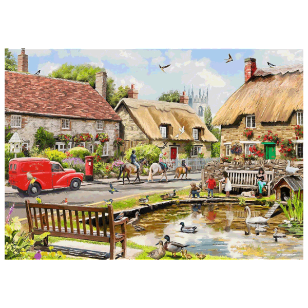 Puzzle Trefl Tea time: Summer in the city 12+/ Количество деталей: 1000 photo 2 Puzzle Trefl Tea time: Summer in the city 12+/ Количество деталей: 1000 photo 2