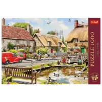 Puzzle Trefl Tea time: Summer in the city 12+/ Numărul de piese: 1000 photo 3