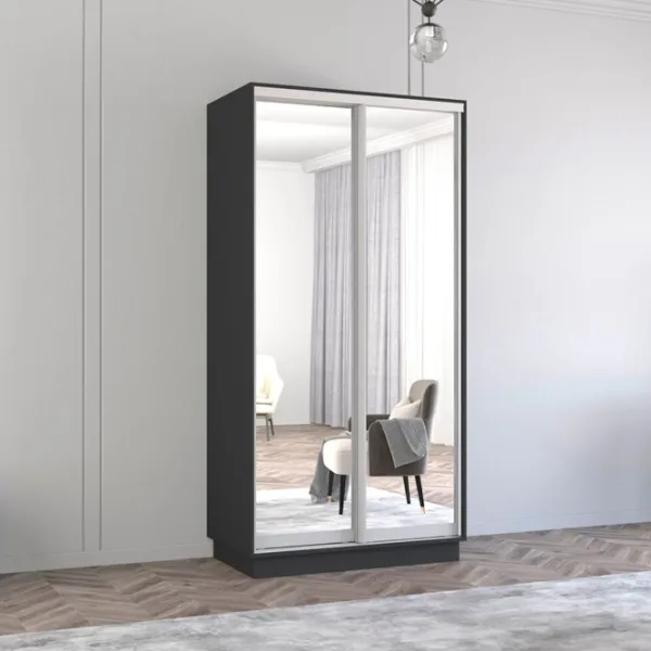 Dulap Mobildor-Lux Fox 110 x 60 x 220 / PAL / Antracit photo 2