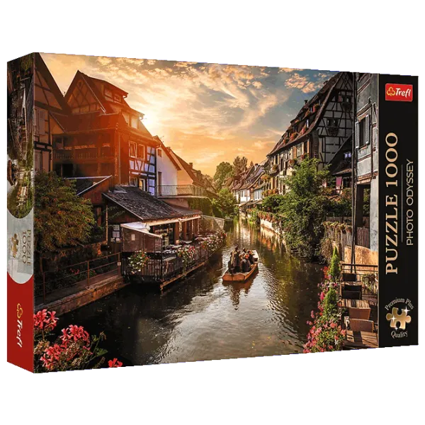 Puzzle Trefl Little Venice in Colmar, France 12+/ Numărul de piese: 1000 photo 1