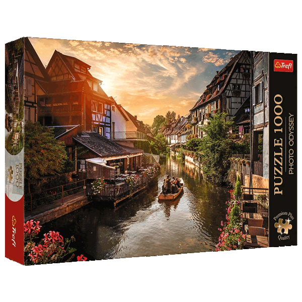 Puzzle Trefl Little Venice in Colmar, France 12+/ Numărul de piese: 1000 photo 1