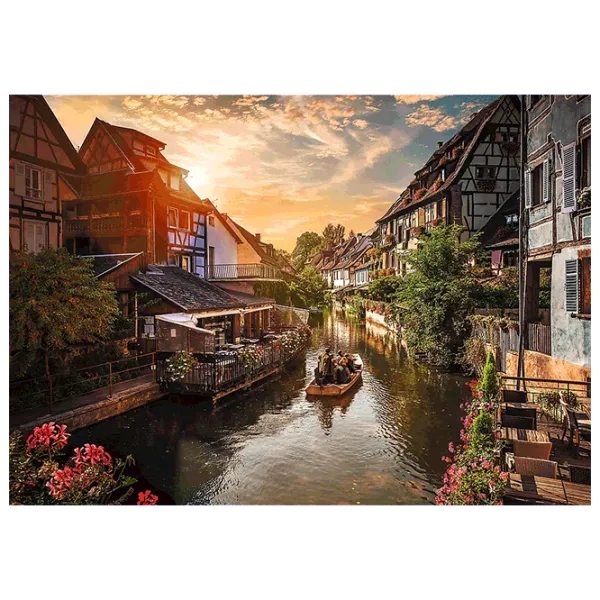 Puzzle Trefl Little Venice in Colmar, France 12+/ Numărul de piese: 1000 photo 2