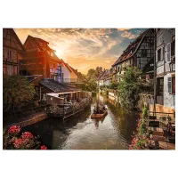 Puzzle Trefl Little Venice in Colmar, France 12+/ Numărul de piese: 1000 photo 2