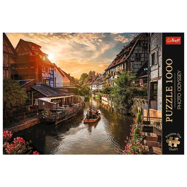Puzzle Trefl Little Venice in Colmar, France 12+/ Numărul de piese: 1000 photo 3