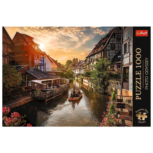 Puzzle Trefl Little Venice in Colmar, France 12+/ Numărul de piese: 1000 photo 3