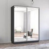 Dulap Mobildor-Lux Fox 180 x 60 x 220 / PAL / Antracit photo 2