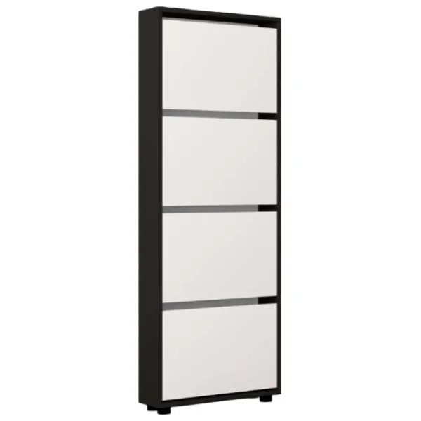 Dulap pentru încălțăminte Mobildor-Lux LEO Slim 164 x 80 x 16 /Anthracite /Anthracite photo 1 Dulap pentru încălțăminte Mobildor-Lux LEO Slim 164 x 80 x 16 /Anthracite /Anthracite photo 1