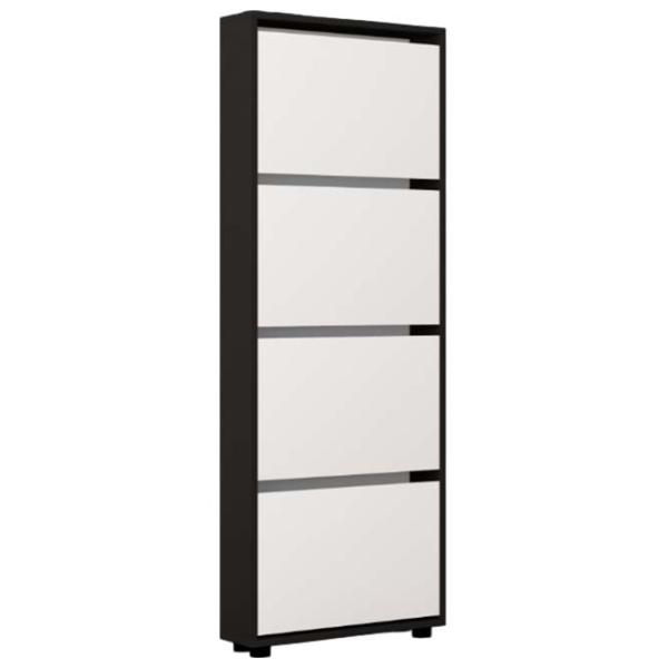 Dulap pentru încălțăminte Mobildor-Lux LEO Slim 164 x 80 x 16 /Anthracite /Anthracite photo 1 Dulap pentru încălțăminte Mobildor-Lux LEO Slim 164 x 80 x 16 /Anthracite /Anthracite photo 1