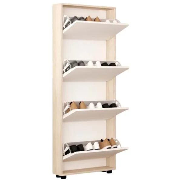 Dulap pentru încălțăminte Mobildor-Lux LEO Slim 164 x 80 x 16 /Sonoma /Sonoma photo 1 Dulap pentru încălțăminte Mobildor-Lux LEO Slim 164 x 80 x 16 /Sonoma /Sonoma photo 1