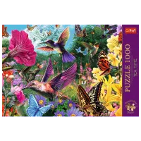 Puzzle Trefl Tea Time: The Hummingbird Garden 12+/ Количество деталей: 1000 photo 3