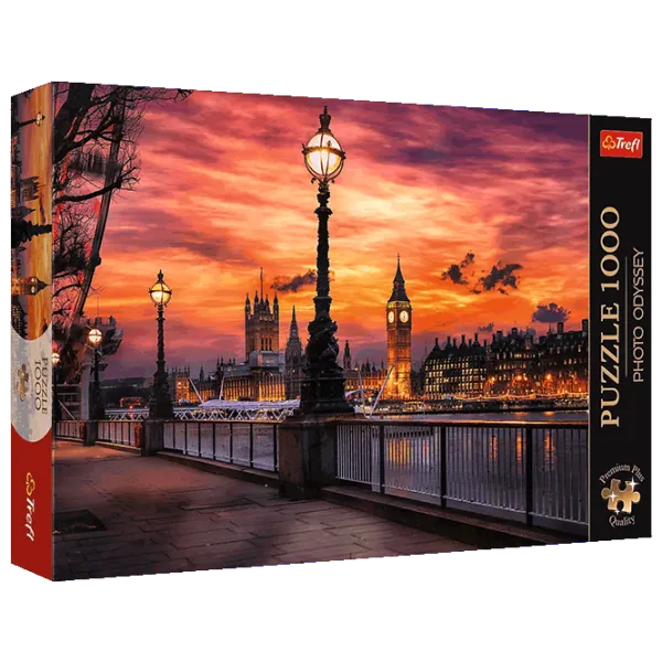 Puzzle Trefl Big Ben, London 12+/ Numărul de piese: 1000 photo 1 Puzzle Trefl Big Ben, London 12+/ Numărul de piese: 1000 photo 1