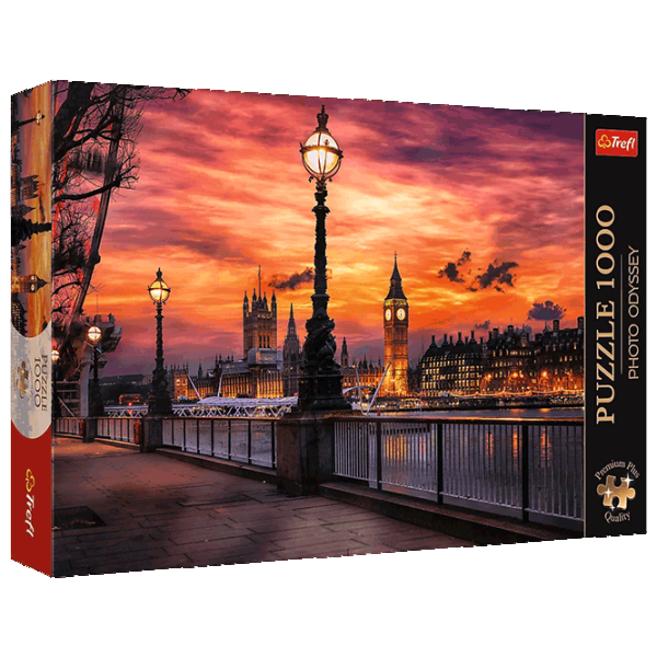 Puzzle Trefl Big Ben, London 12+/ Numărul de piese: 1000 photo 1 Puzzle Trefl Big Ben, London 12+/ Numărul de piese: 1000 photo 1